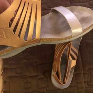 Metallic Naot Sandals